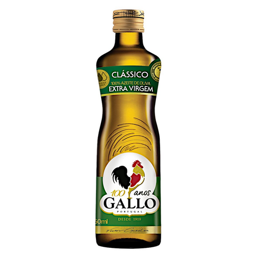 AZEITE DE OLIVA EXTRA VIRGEM CLÁSSICO PORTUGUÊS GALLO VIDRO 250ML