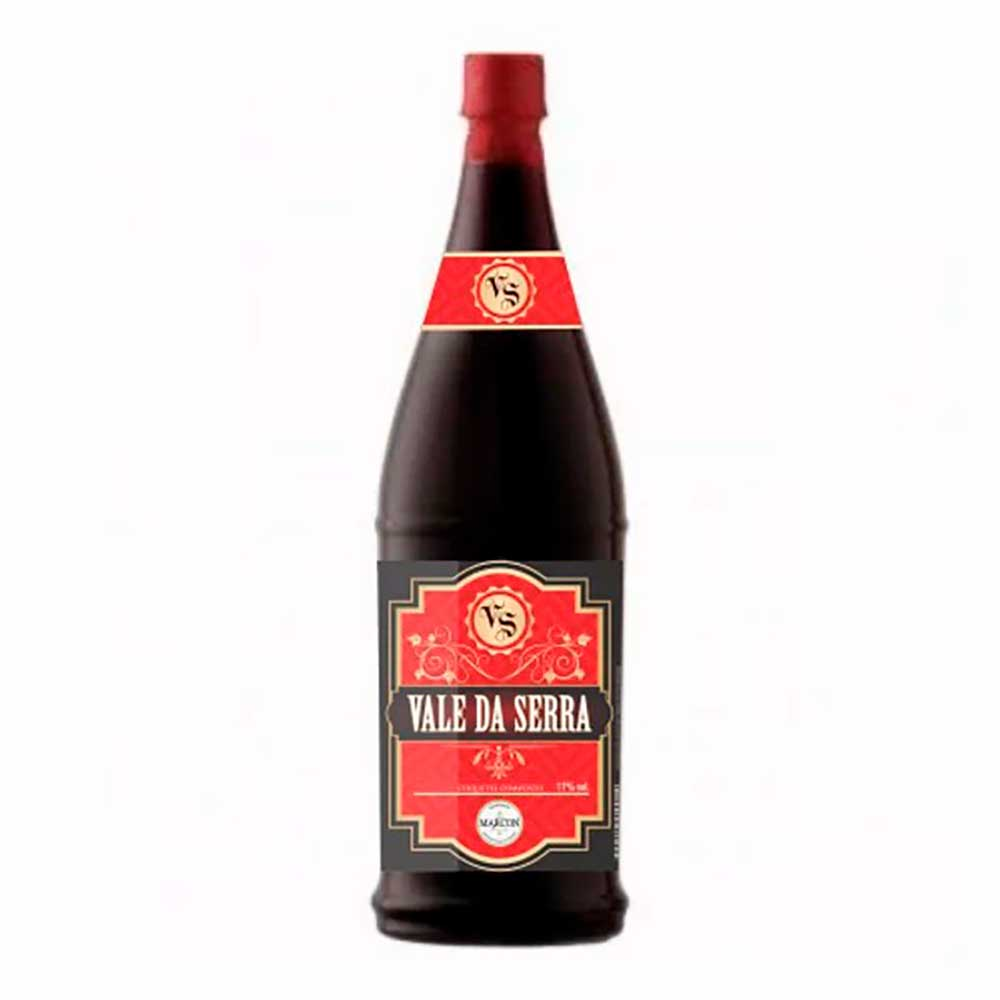 VINHO TINTO SUAVE VALE DA SERRA 12/750ML